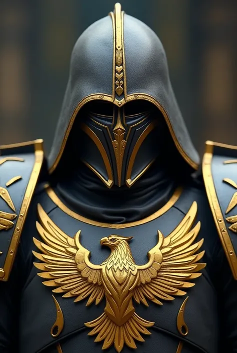 warhammer 40k star Wars wallpapers, in the style of canon eos 5d mark iv, gothic gradeur, close up intensity, grey and gold, elaborate costumes,golden Eagle insignia, shot on 70mm --ar 16:9 --q 2  --s 1000  