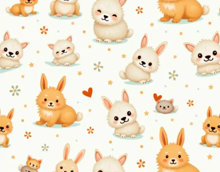 cute seamless pattern