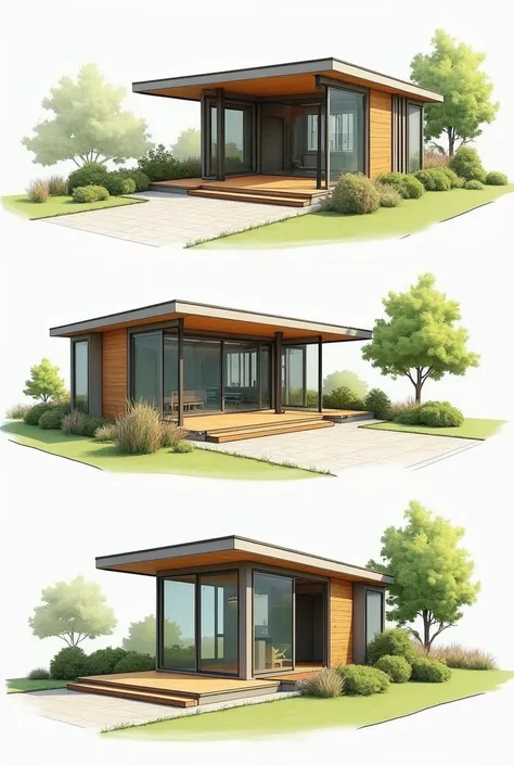 Eco friendly Cretive Architectural drawing, bus stop with disabled access, multiple perspectives, to look architecture dry