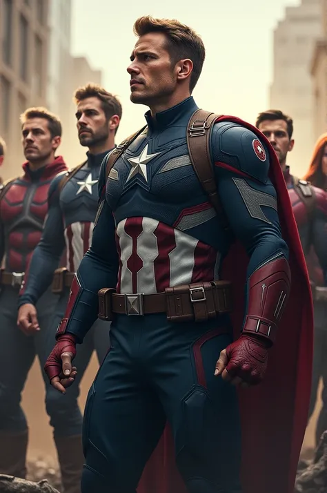 Captain America: (in a serious tone) “Alright, team. Focus! We need to save the world AND look good doing it.”