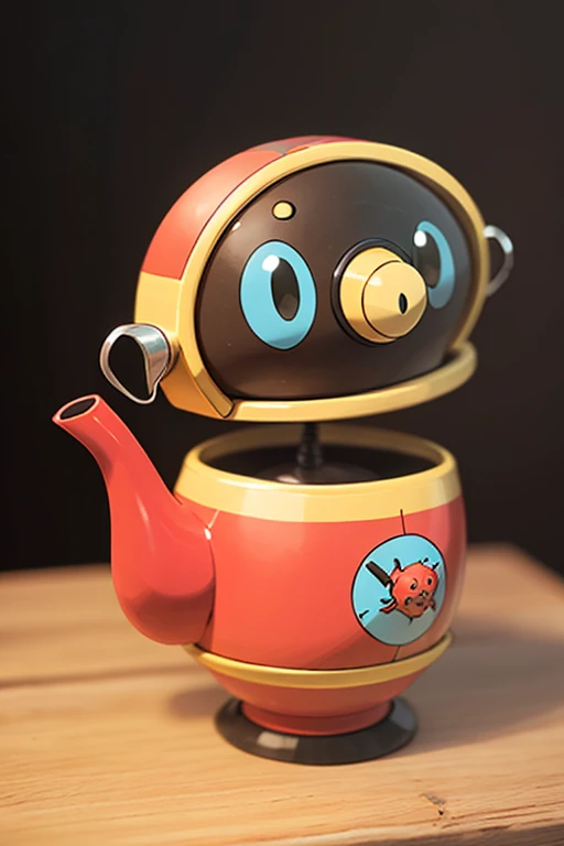 Female creature robot head teapot pokemonai-fan