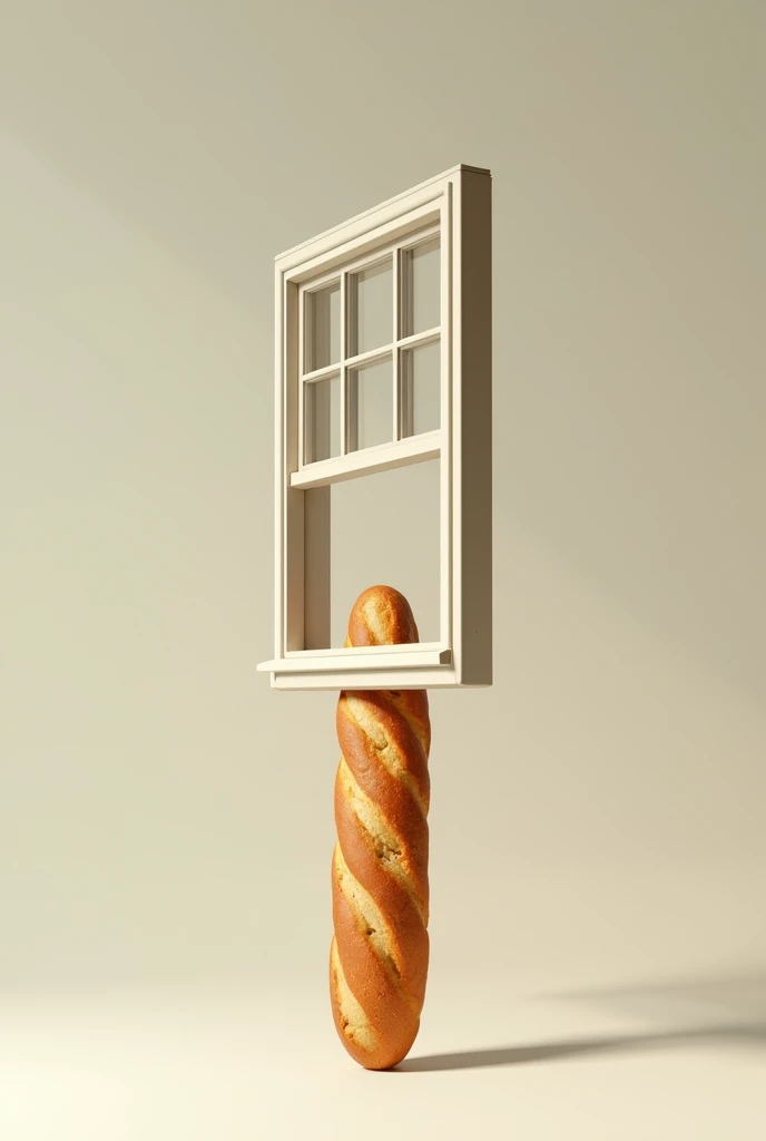  It would be like putting a window and a baguette on top of another so that you can pick up the bottom one