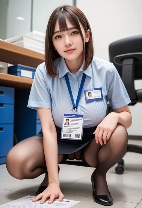 score_9,score_8_up,score_7_up,score_6_up,score_5_up,score_4_up,((masterpiece, best quality, extremely detailed 8K)),real human,real girl,real body,office worker girl,((new employee)),tight skirt,mini skirt,pumps,pantyhose,innocent face,real hair,((she bent...