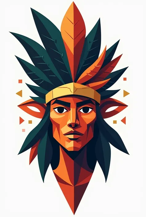 Create a logo with the image of a male Tupinambá Indian,with transparent background
A more creative and less real logo
