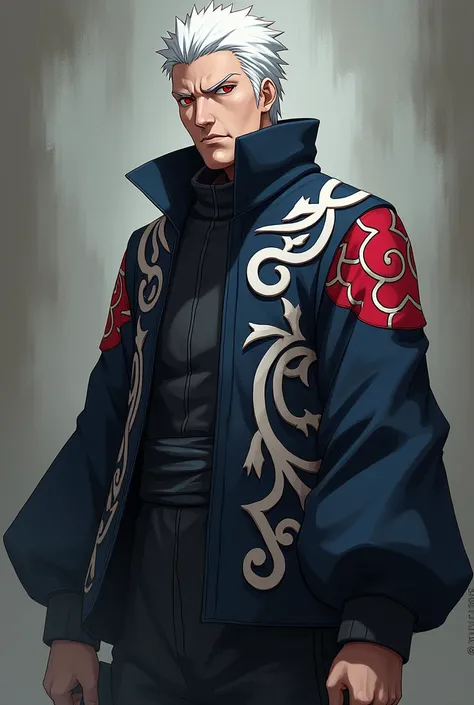 Tobirama the second hokage with a cool jacket 