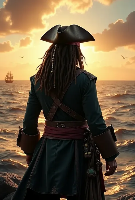 Captain Jack Sparrow　 back view 