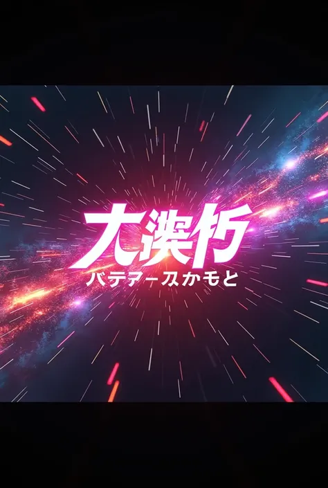 "Create a high-energy anime-style video intro for a gaming mod. Start with a dark screen illuminated by glowing neon symbols or kanji that flicker like digital code. Transition into a burst of vibrant energy with sharp motion lines and swirling effects, re...