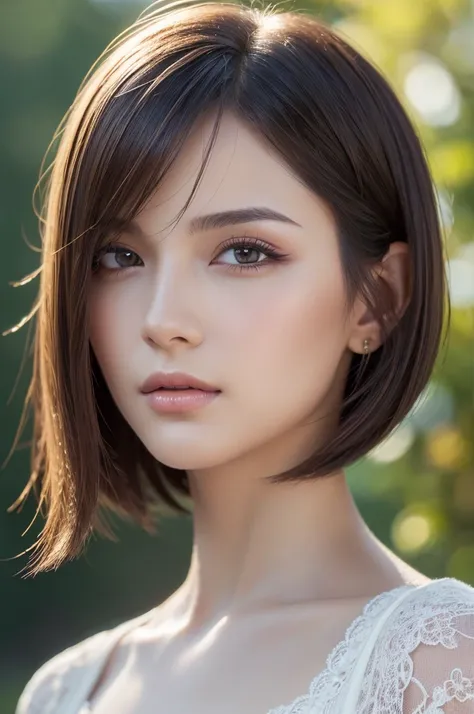  1 woman , Hairstyle Pictures,Bob hairstyle,( top quality , exquisite resolution, super detailed ,masterpiece),(  photorealistic),8k,( detailed face ), delicate and realistic skin texture,  detailed texture,   high definition 