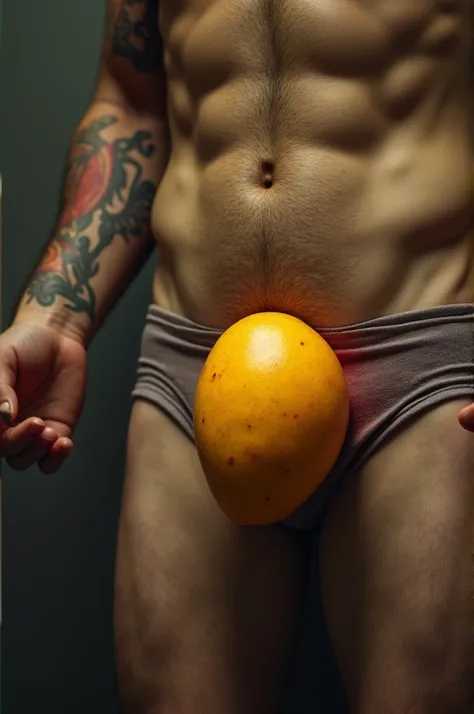 A guy shoved a mango up his ass