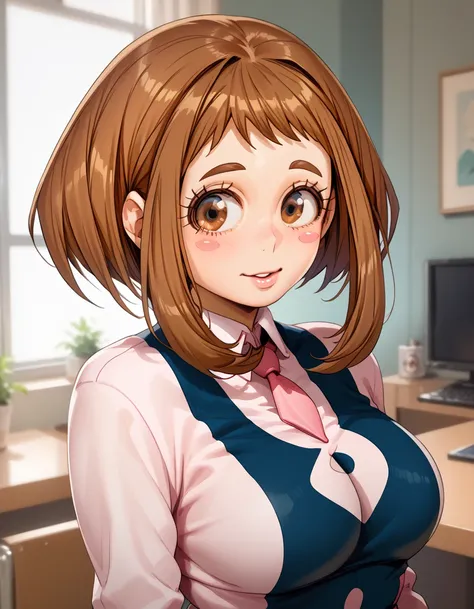 (((Ochaco Uraraka))), exagerated proportions