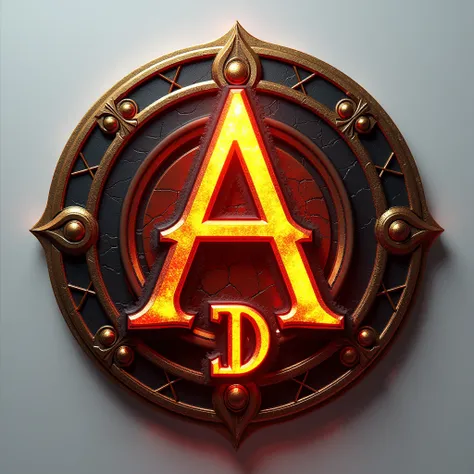  A YouTube channel logo for Alchemist of God with red, yellow and black
Eye-catching,  ultra HD, 3D 
fresh
With letters A and D moderno y futuristaDetalles altos, 