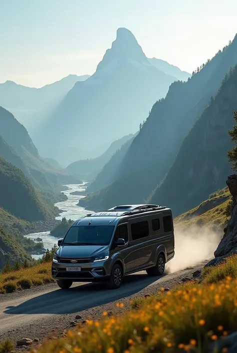 2025 kia camper motorhome in action 