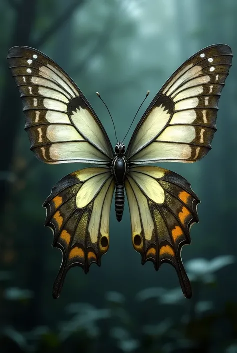 Butterfly with a skull on wings