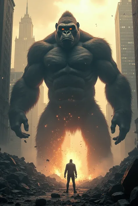 King Kong saw his aura after destroying the city