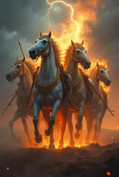 And so I saw the horses in this vision; Revelation 9:17