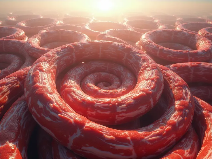 Remote View of the World of Rotating Meat 