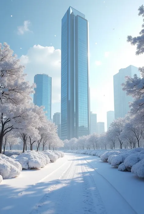 Snow in bangkok  thailand Baiyoke Sky Hotel