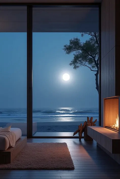 • Interior , The beach house - Night