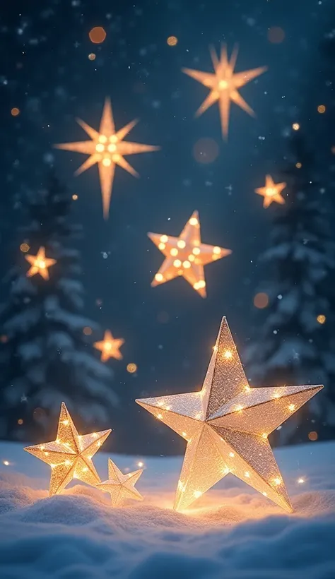 Beautiful christmas stars