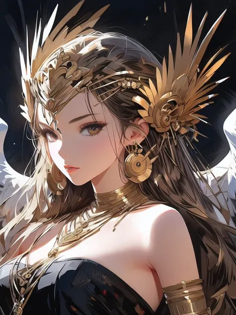 (masterpiece, best quality:1.2), 1 girl, unique, creative pose, creative accessories, beautiful glistening detailed eyes, full body