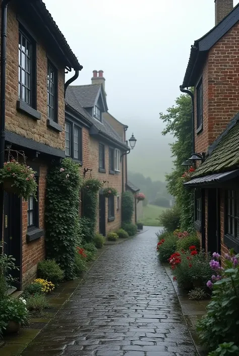  Imagine a gray and cool day in a picturesque town in the United Kingdom ,  where the old brick houses line narrow, cobblestone streets .  The fog slips gently among the trees that border the well-kept gardens ,  covered with moss and flowers of muted colo...