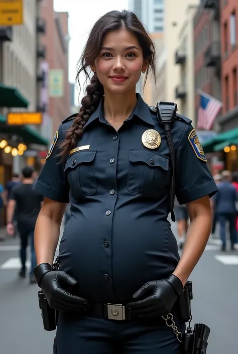 Pregnant female cop 