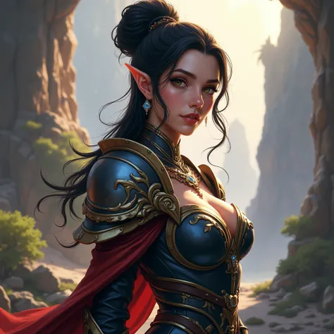 world of warcraft, beautiful woman with buns,