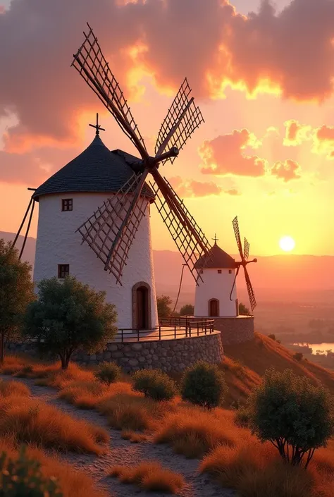 Sunrise at Los Molines de Consuegra 