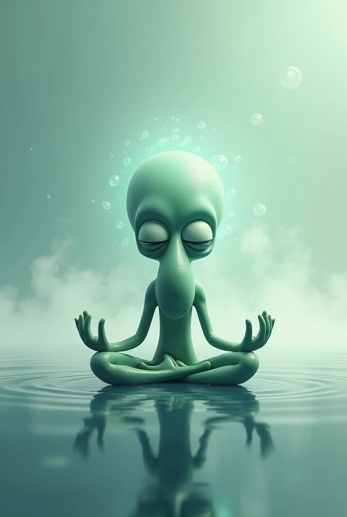 Meditating Squidward
