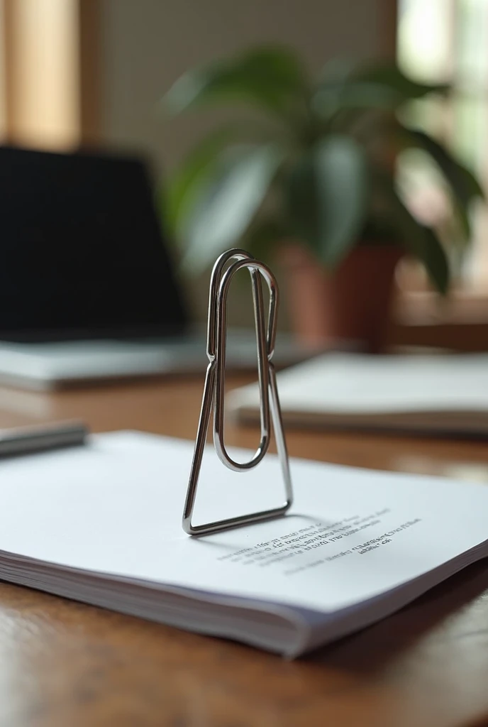 paper clip simple one with white background