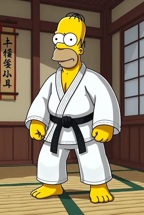 Hommer Simpsons judoka dress