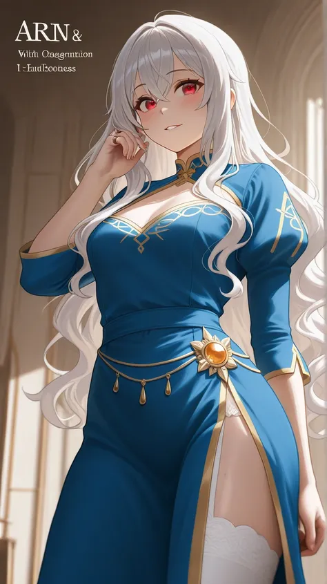 1.  Basic Character Information
Name ：Aria(Ancient name :Aster)
gender：woman
age：(Actual age)
Race： human
height/physique ： 154 cm, petite and slender 、 bust is C cup
2 .  Exterior Features
Hairstyle/hair color ： long wavy silver hair
Eye shape/color ：A ge...