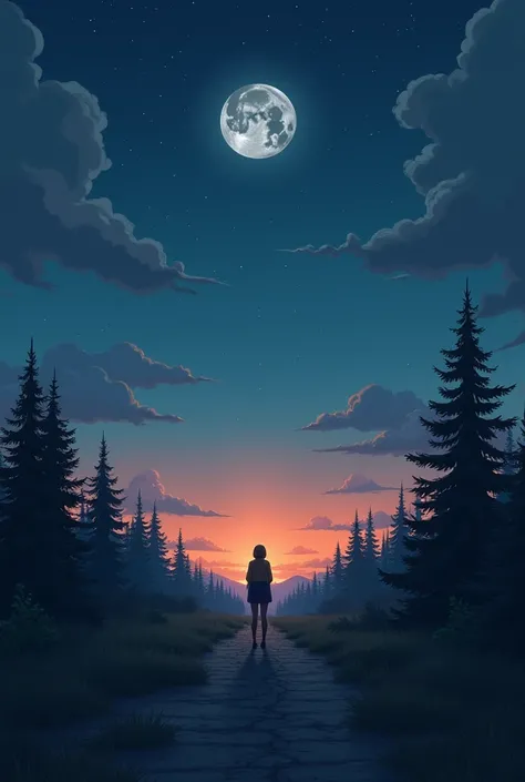 Im going to make an album cover for a song titled Last Night, but I think it would be nice if the sky went in the early morning and night by making an album cover to match the feeling of the last night before death.