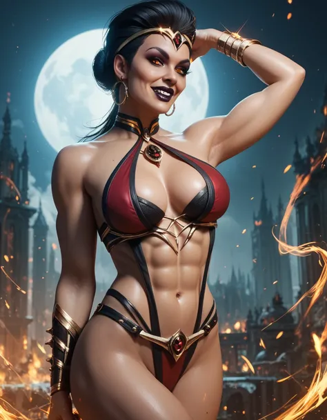 Sheeva (Mortal kombat), sexy posing