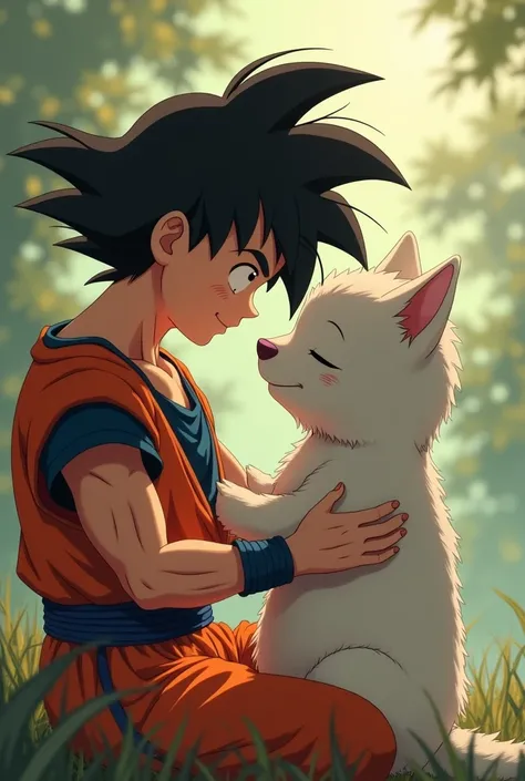 Goku and Ghoan tender moment