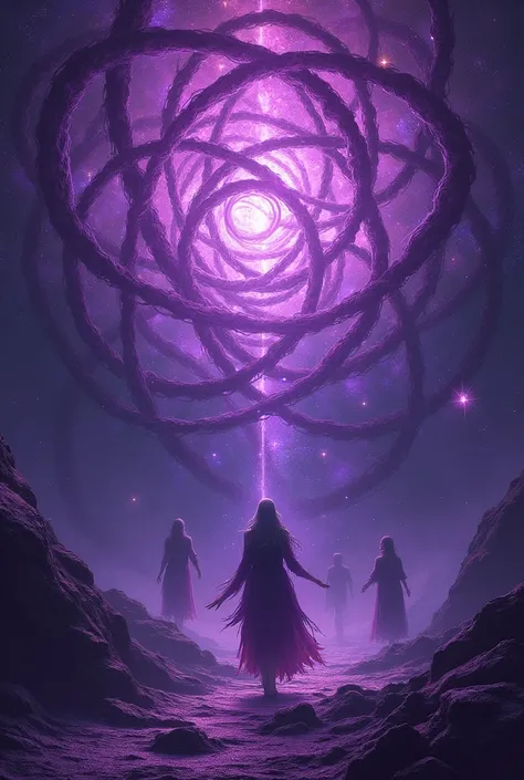 The matrix of fate in purple
