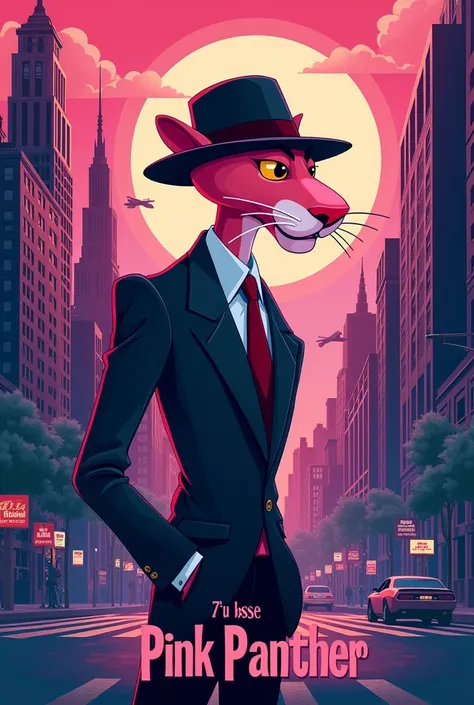  i want a poster of film pink panther, more details