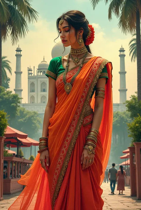 Imagine the country India as a fashion icon