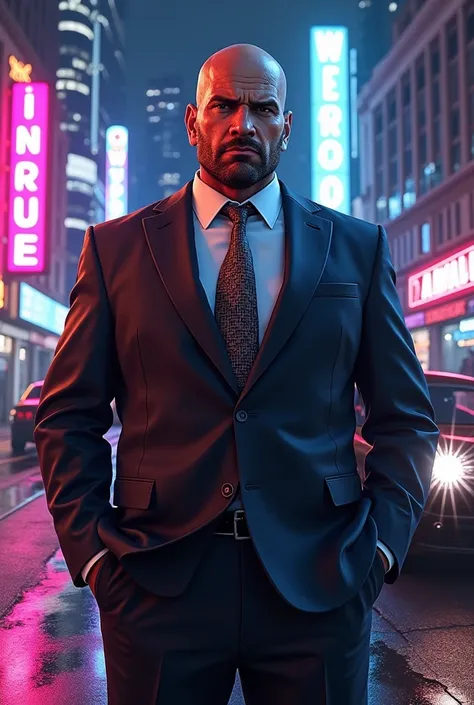 An image of the Spanish character Torrente in GTA V style