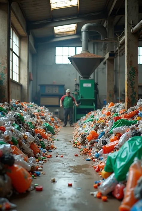 Very humble plastic recycling venture
