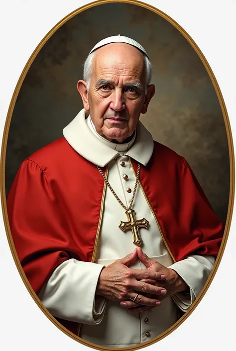  Create a logo for a company written  "old traford", Add the Popes image to the logo