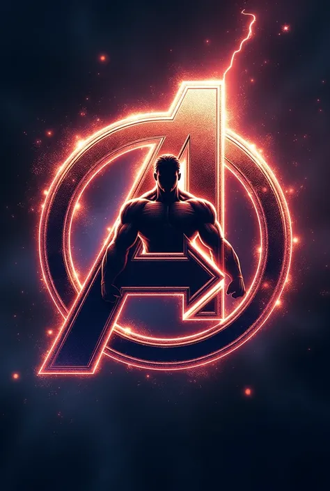 Create a logo for the name ESVIN FLORES like an Avengers hero with the letter E that this quality