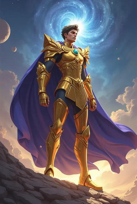 Create a character named Esteban de Virgo in the style of Saint Seiya