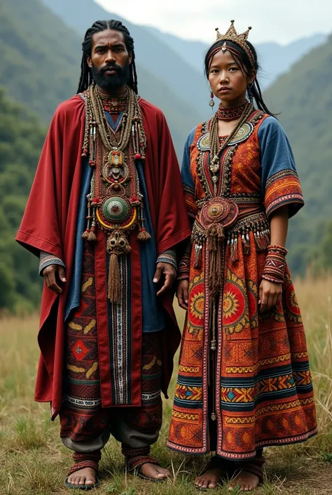 Traditional clothing of the Manabita people 