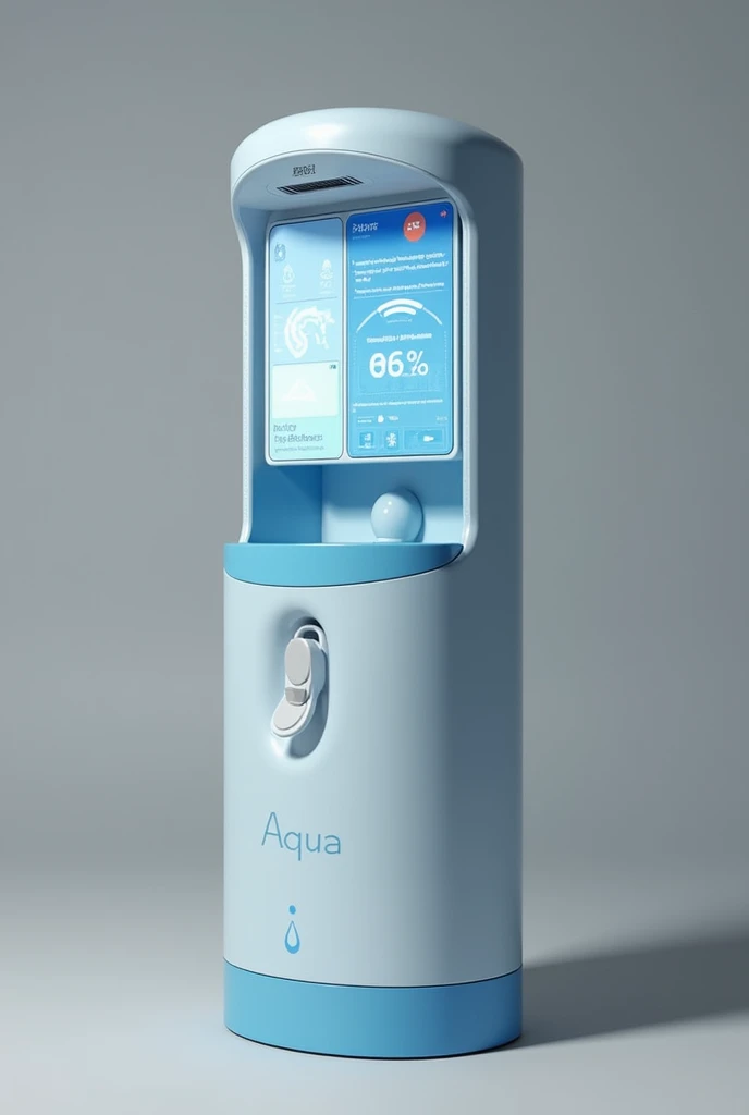  The AquaSmart prototype is a technological device for monitoring and saving water .  It has a proximity sensor that activates the automatic dispenser without physical contact ,  an LED screen with visual feedback  (green, yellow, red) to report on consump...