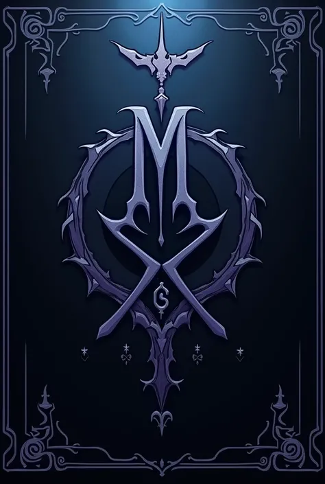 Moonshadow Clan Academy access badge card (dark blue purple and black card) (M.S.C.W.A.A. In silver writing on card) (access card and nothing else) (anime)(level 2) 