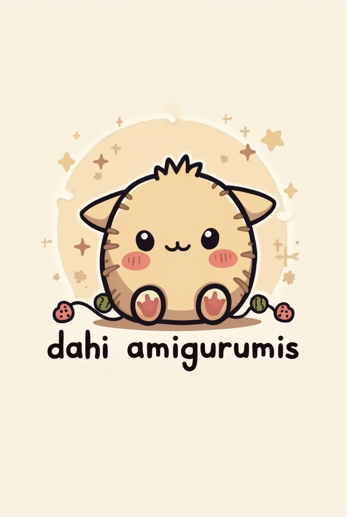  A logo for an Instagram virtual store with the title "Dahi Amigurumis "