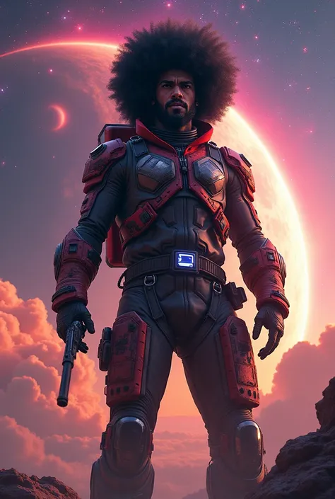 Afro space pirate