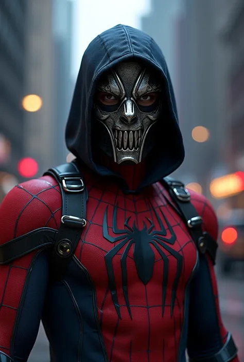 Miles Morales wearing MF Doom mask
