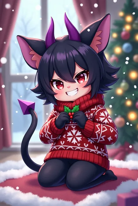 Kuromi Christmas as she is